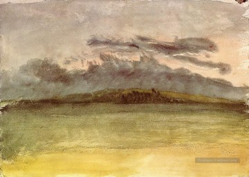  Turner Art - Nuages ​​d’orage Sunset Turner